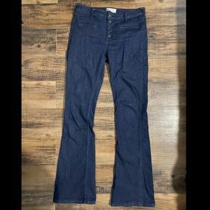 Free people boot cut high rise jeans